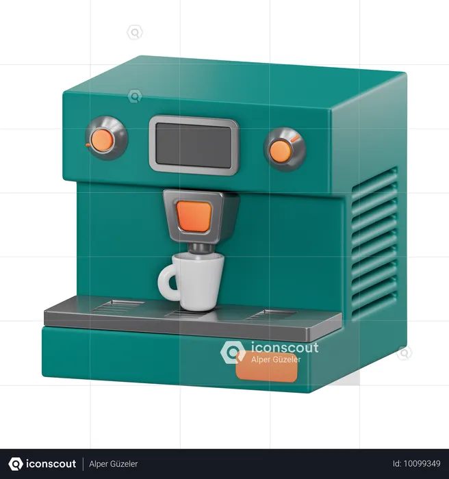 Cafetière  3D Icon