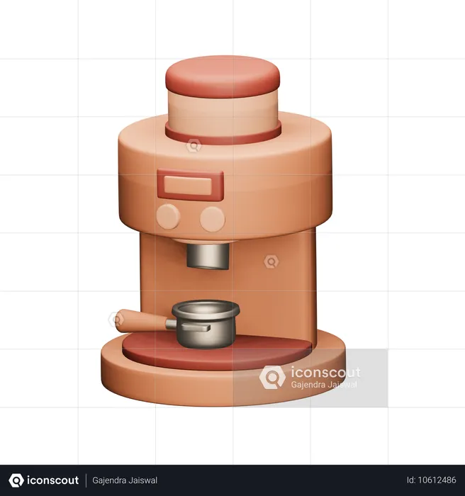 Cafetière  3D Icon