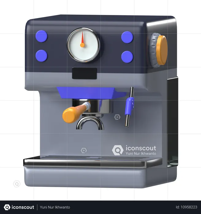 Cafetière  3D Icon