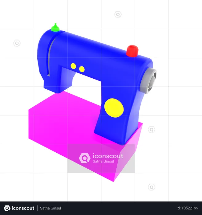 Machine à coudre  3D Icon