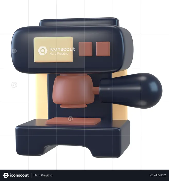 Machine à expresso  3D Icon