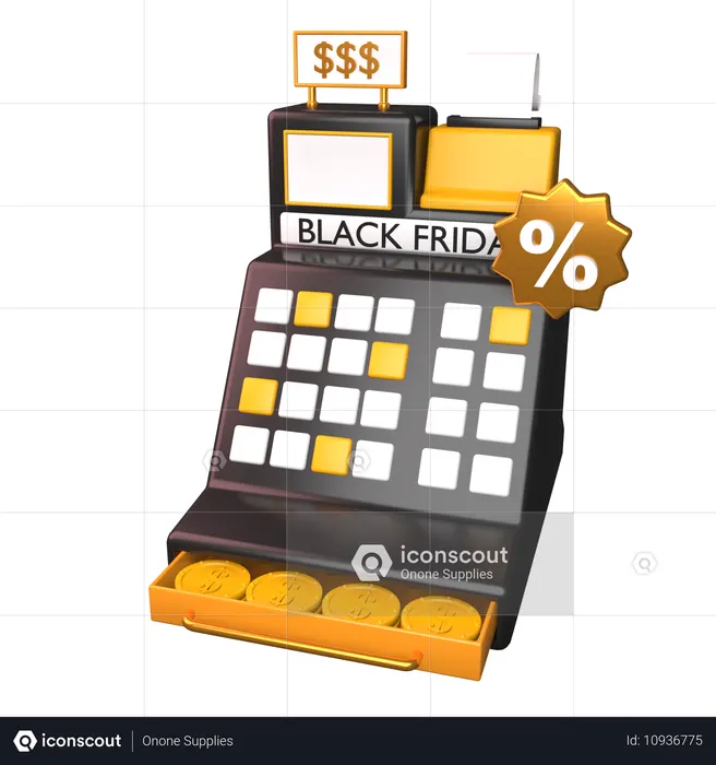 Caissier automatique  3D Icon