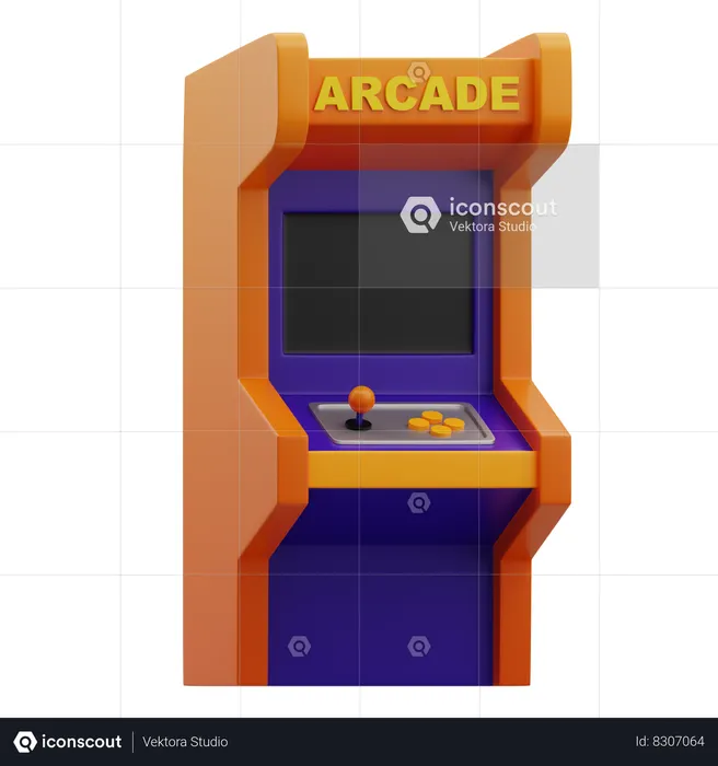 Machine d'arcade  3D Icon