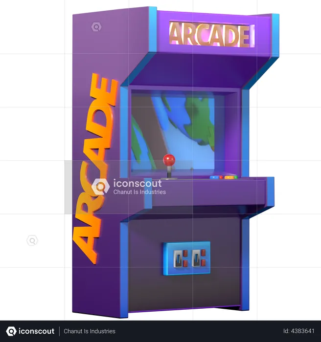 Machine d'arcade  3D Illustration