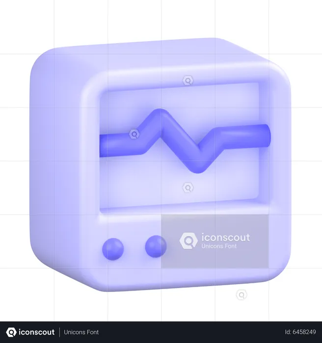 Appareil de fréquence cardiaque  3D Icon