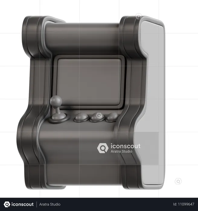 Machine de jeu d'arcade  3D Icon