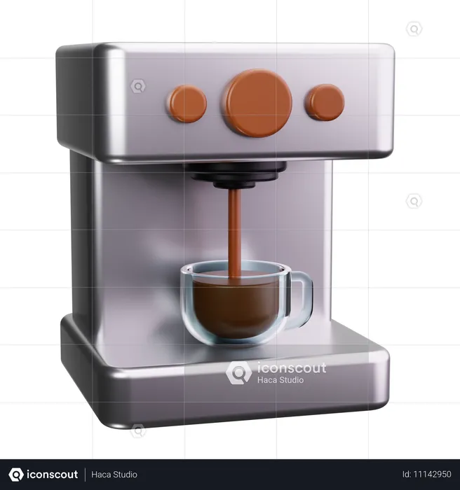 Machine à expresso  3D Icon