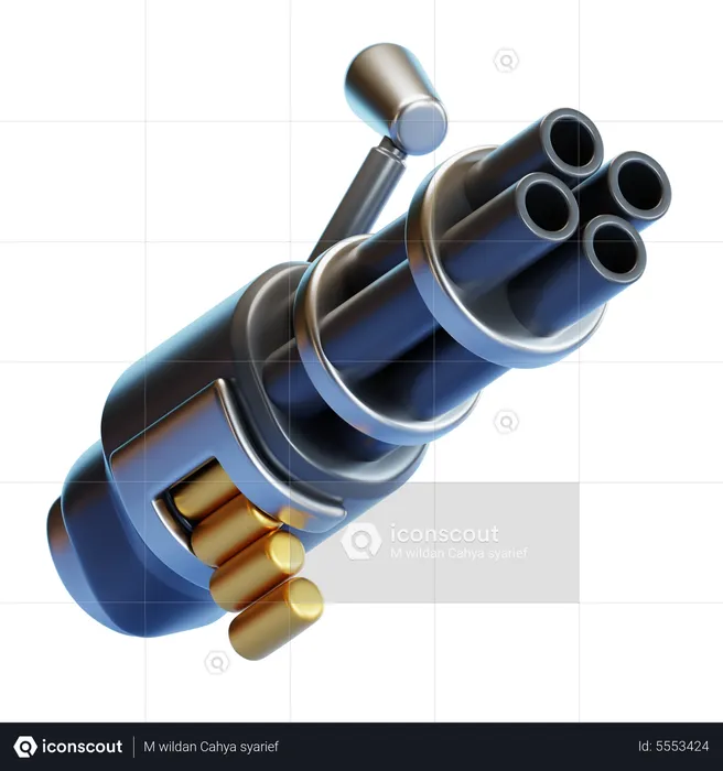 MACHINE GUN  3D Icon