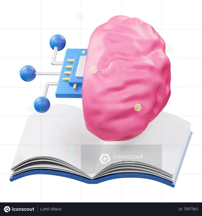 Machine Learning 3D Icon download in PNG, OBJ or Blend format