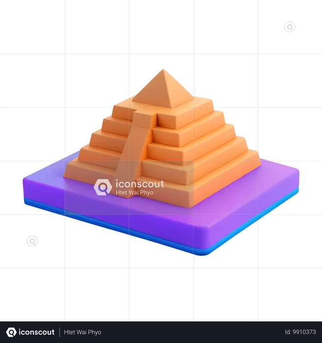 Machu picchu  3D Icon