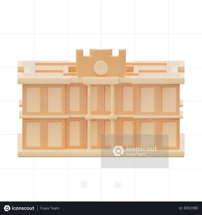 Madrid Palace  3D Icon