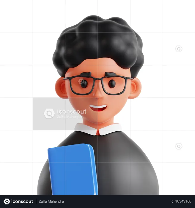 Profesor  3D Icon