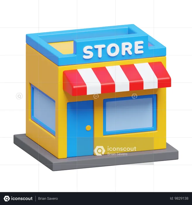 Magasin  3D Icon