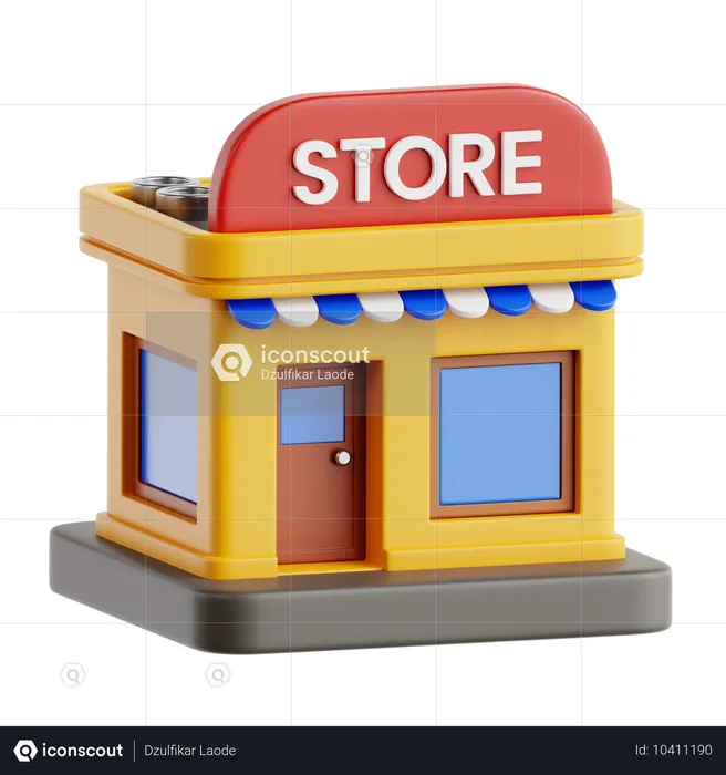 Magasin  3D Icon