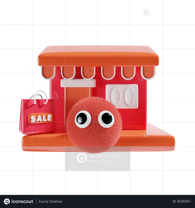 Magasin  3D Icon