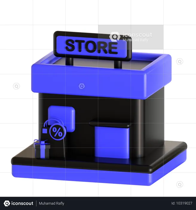 Magasin du vendredi noir  3D Icon