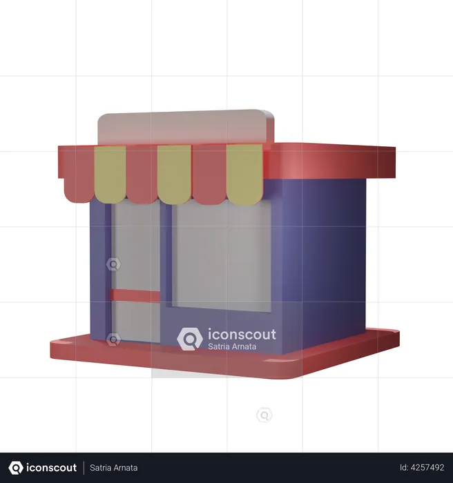 Magasin  3D Illustration