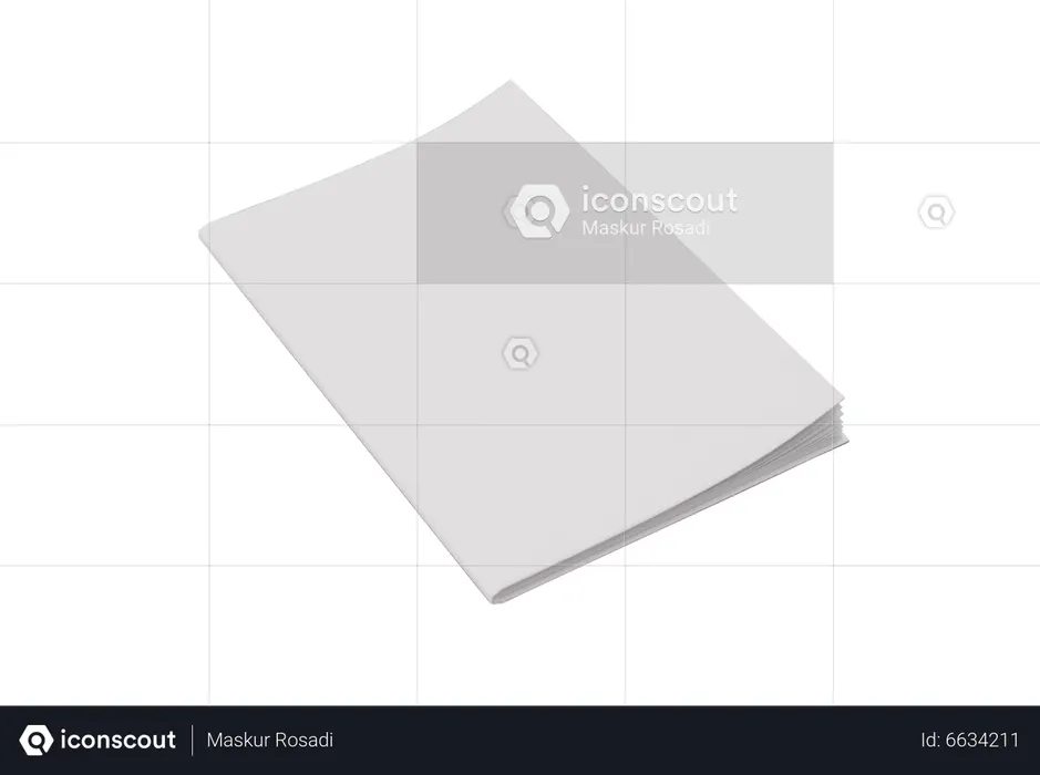 Magazine  3D Icon