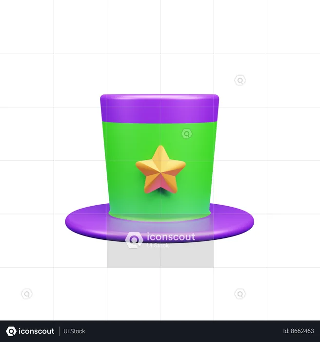 Magic Hat  3D Icon