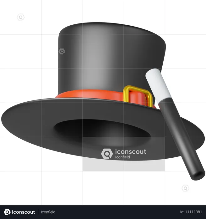 Magic Hat  3D Icon