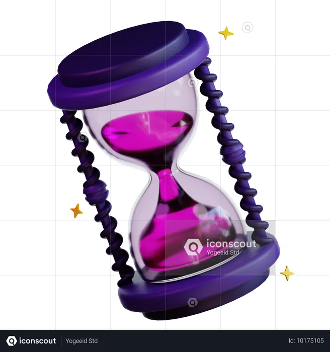 Magic Hourglass  3D Icon