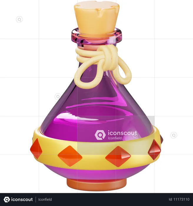 Magic Liquid Bottle  3D Icon