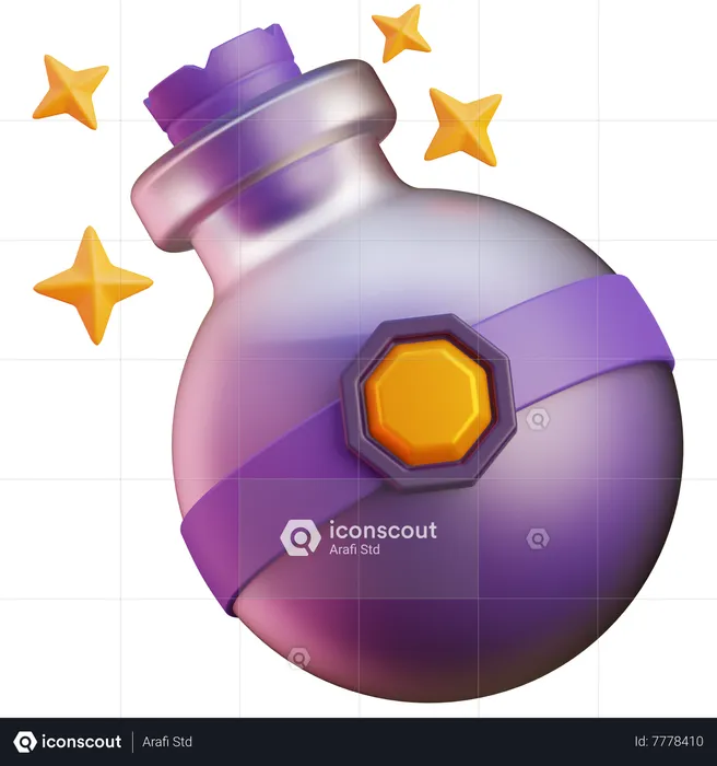 Magic potion  3D Icon