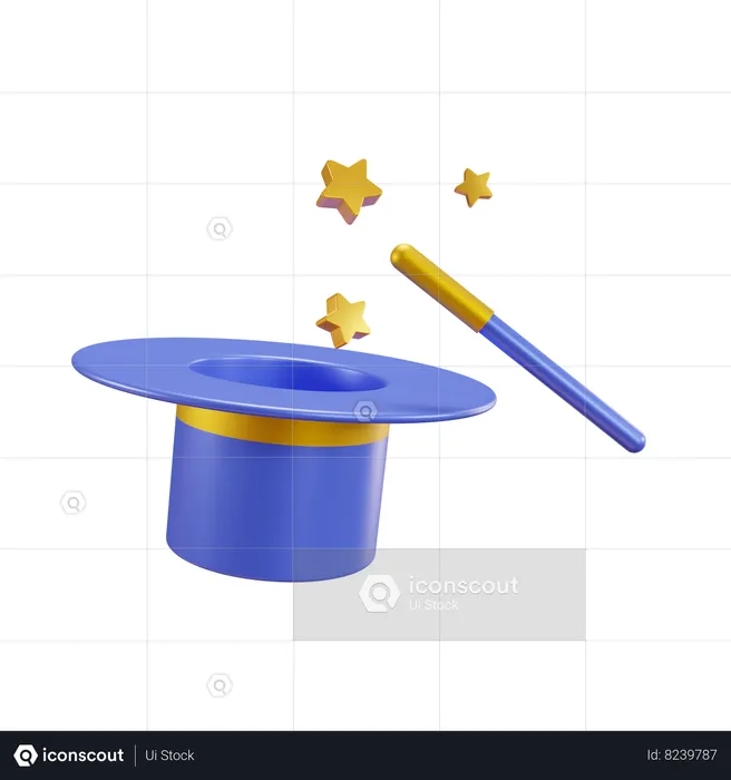 Magic Trick  3D Icon