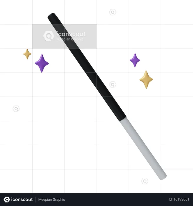 Magic Wand  3D Icon