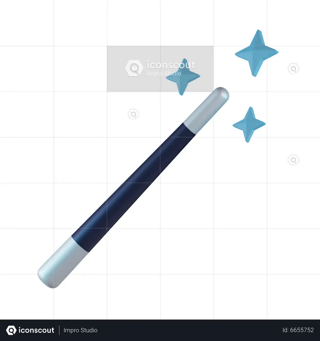 Magic Wand  3D Icon