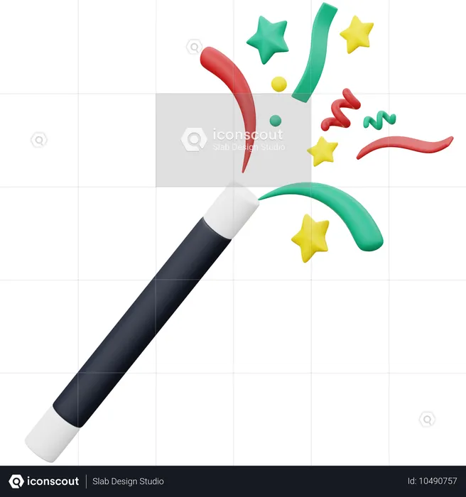 Magic Wand  3D Icon