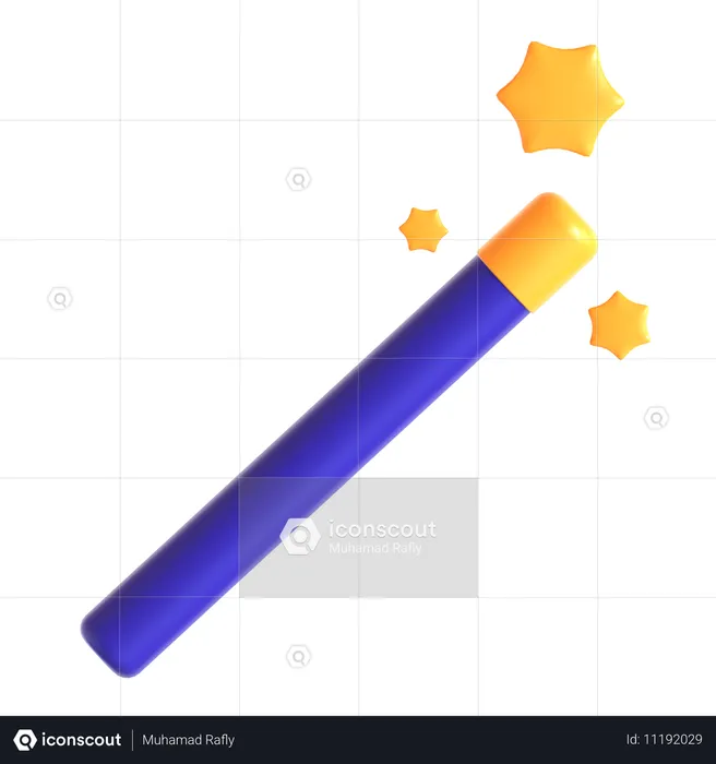 Magic Wand  3D Icon