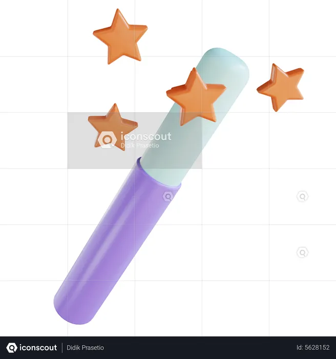 Magic Wand  3D Icon