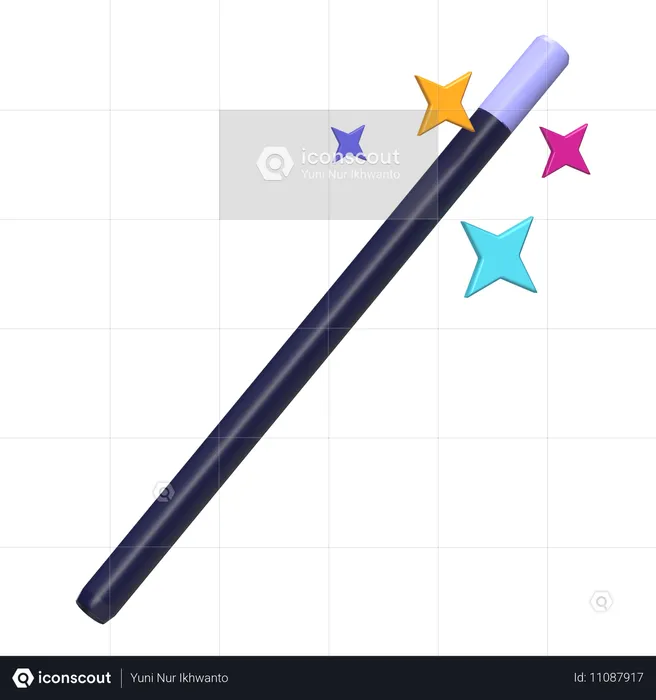 Magic Wand  3D Icon