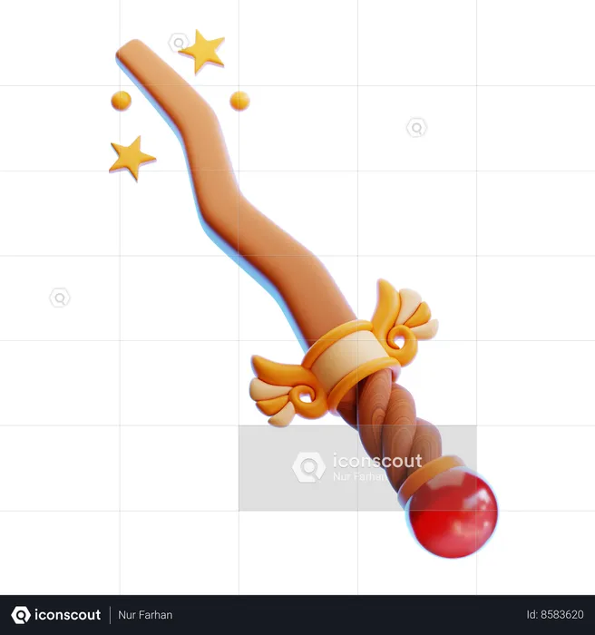 Magic Wand  3D Icon