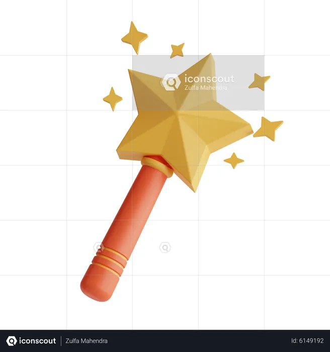 Magic Wand  3D Icon