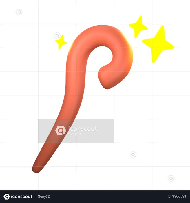 Magic Wand  3D Illustration