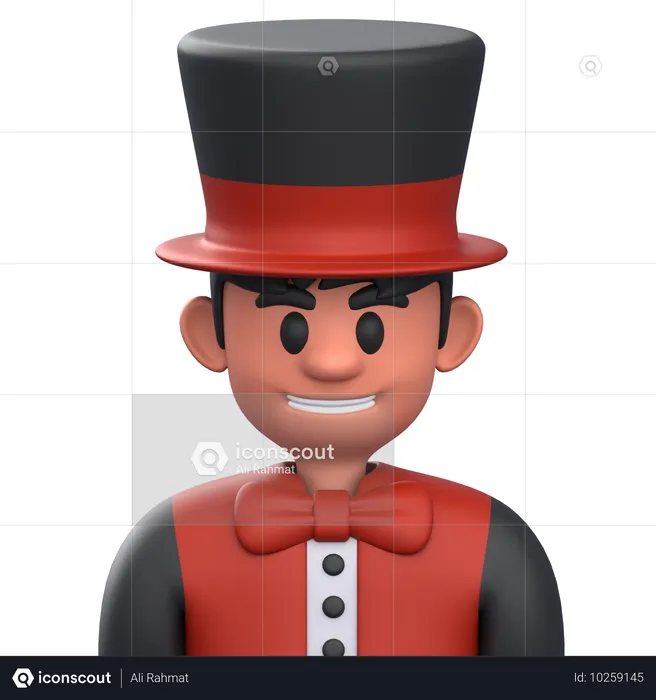 Magician  3D Icon