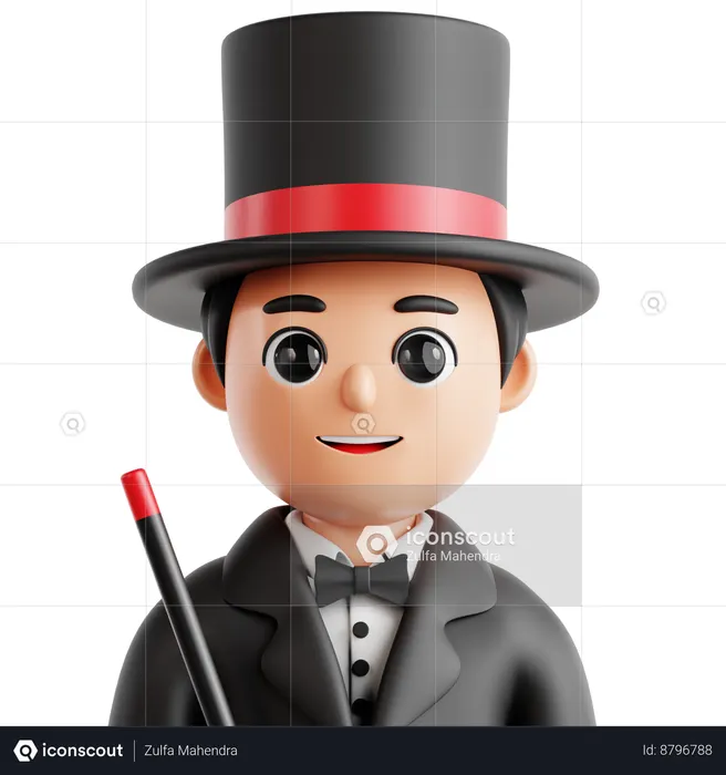 Magician  3D Icon