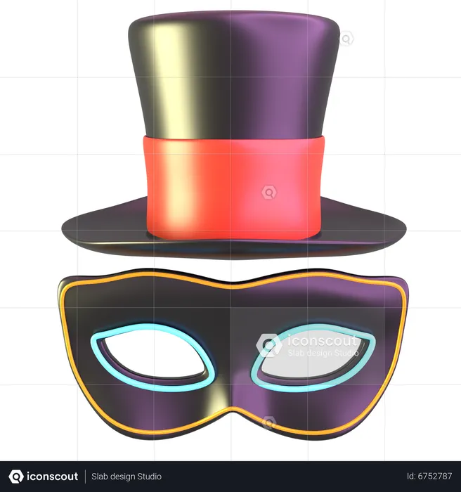 Magician Costume  3D Icon