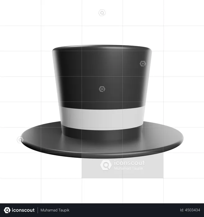 Magician Hat  3D Illustration