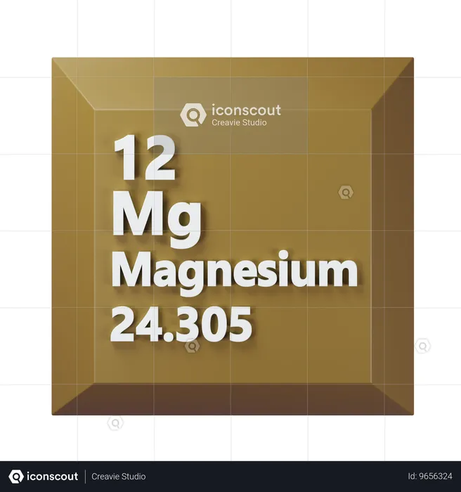 Magnesium  3D Icon