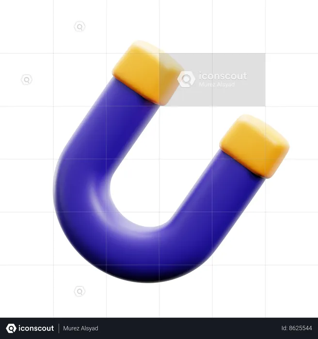 Magnet  3D Icon