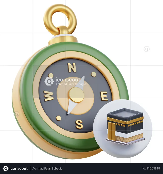 Magnetic Compass  3D Icon