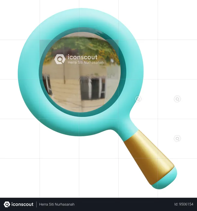 Magnifier  3D Icon