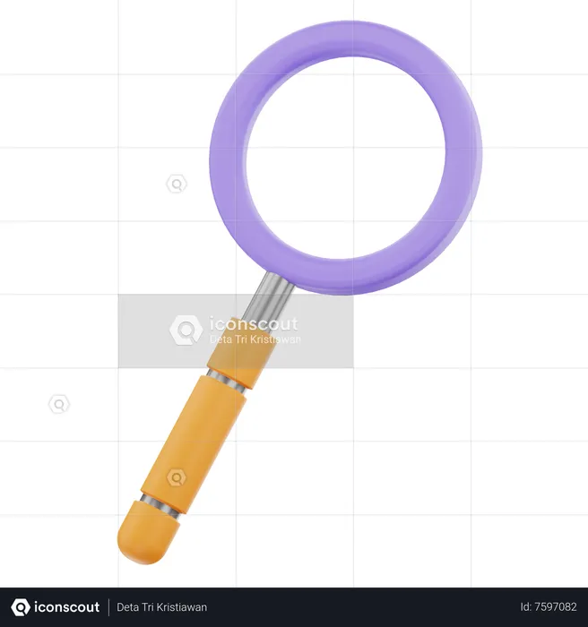 Magnifier  3D Icon