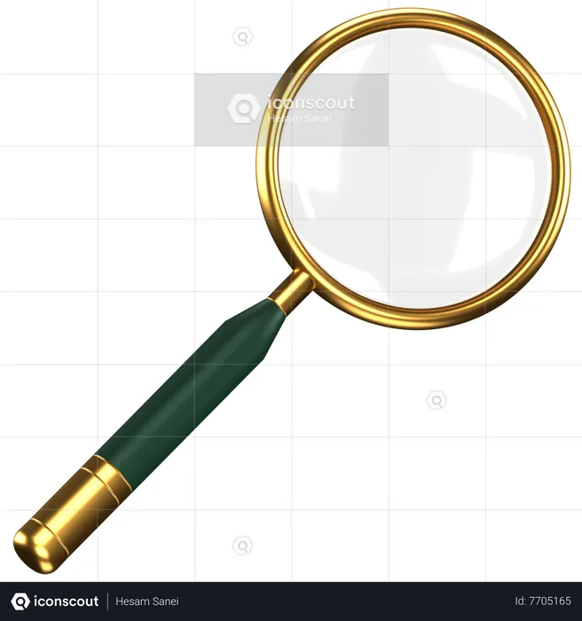 Magnifier  3D Icon