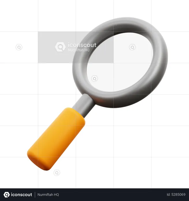 Magnifier  3D Icon