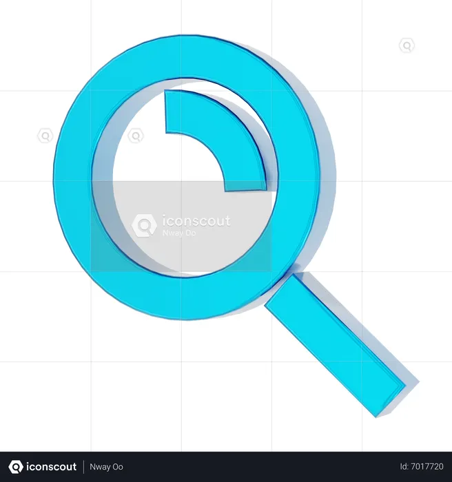 Magnifier  3D Icon