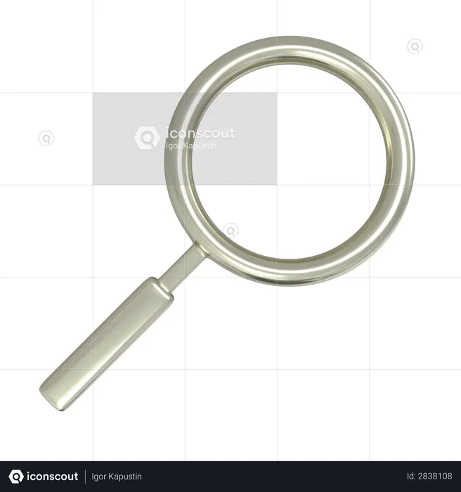 Magnifier  3D Illustration